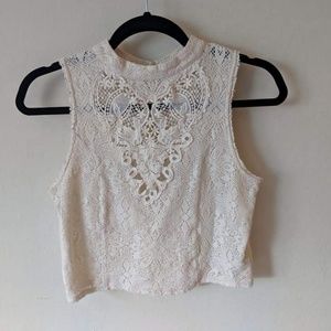 Free people lace midi top